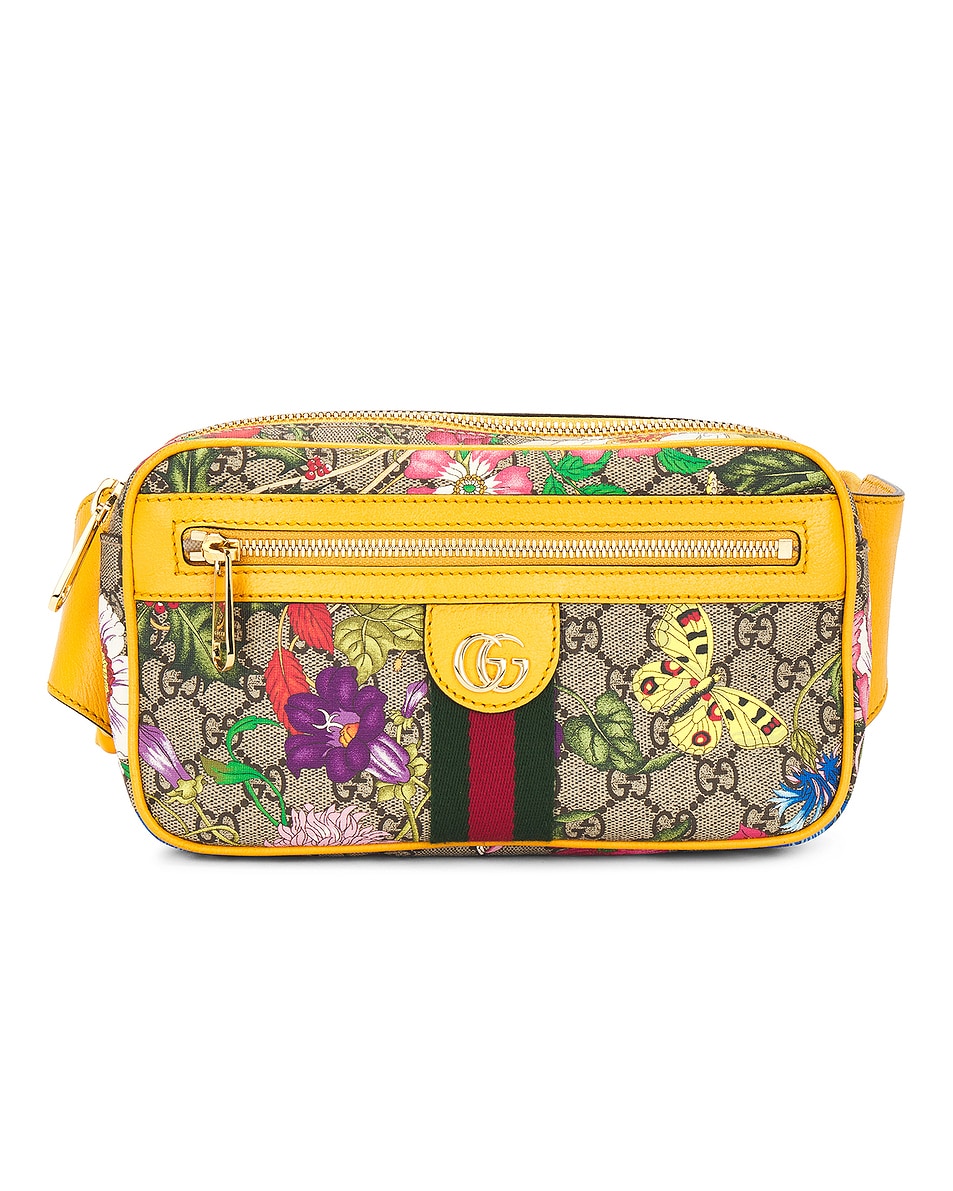 Image 1 of FWRD Renew Gucci Ophidia Flora Waist Bag in Multi