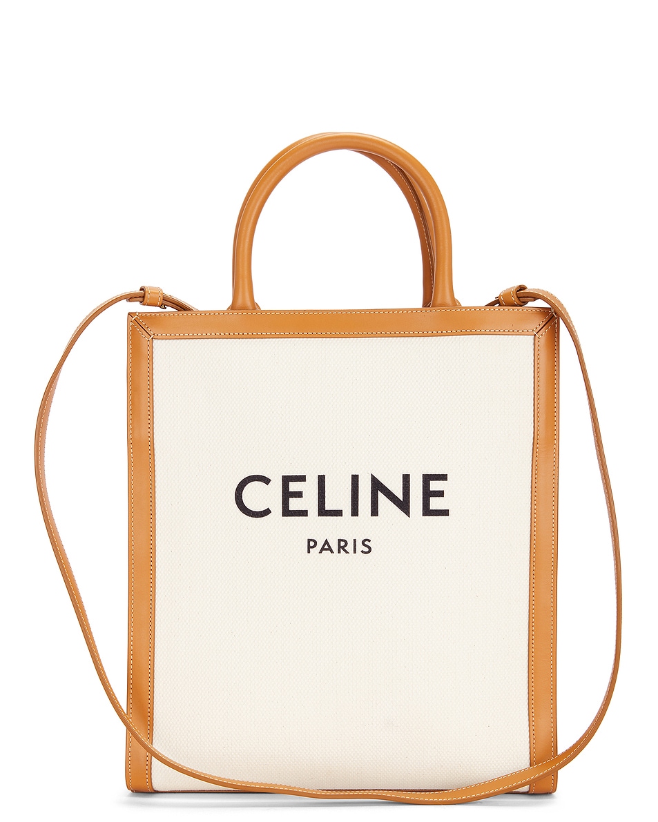 Image 1 of FWRD Renew Celine Vertical Cabas Tote Bag in Ivory