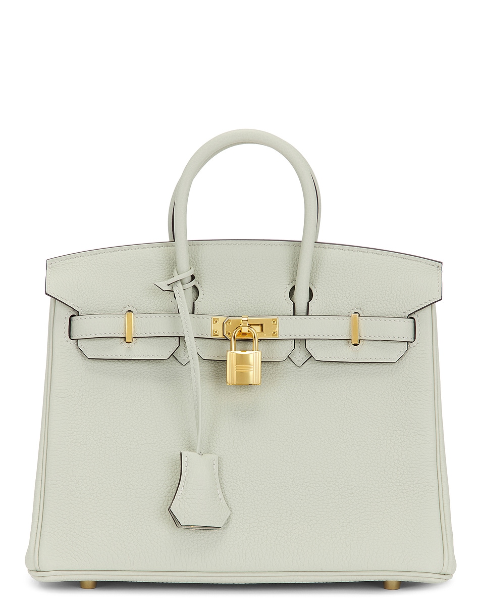 Image 1 of FWRD Renew Hermes Togo Birkin 25 Handbag in Gris Neve