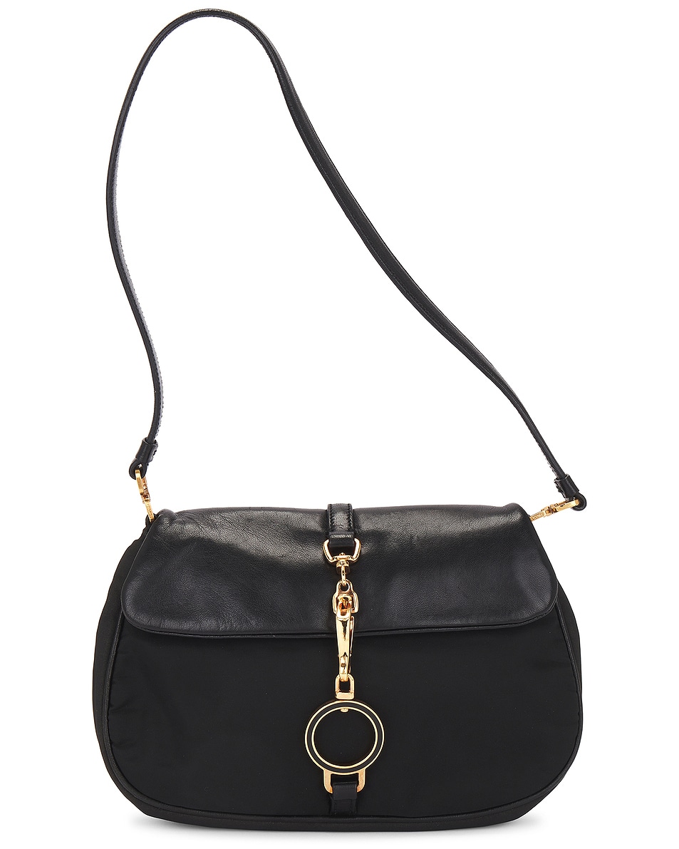 Image 1 of FWRD Renew Prada Shoulder Bag in Black