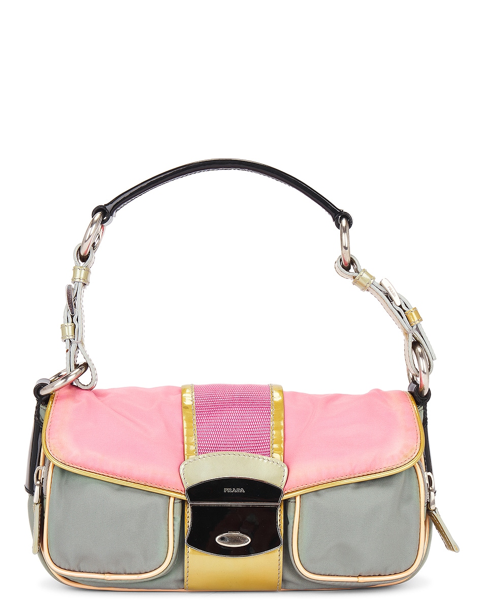 Image 1 of FWRD Renew Prada Pocket Space Shoulder Bag in Multi