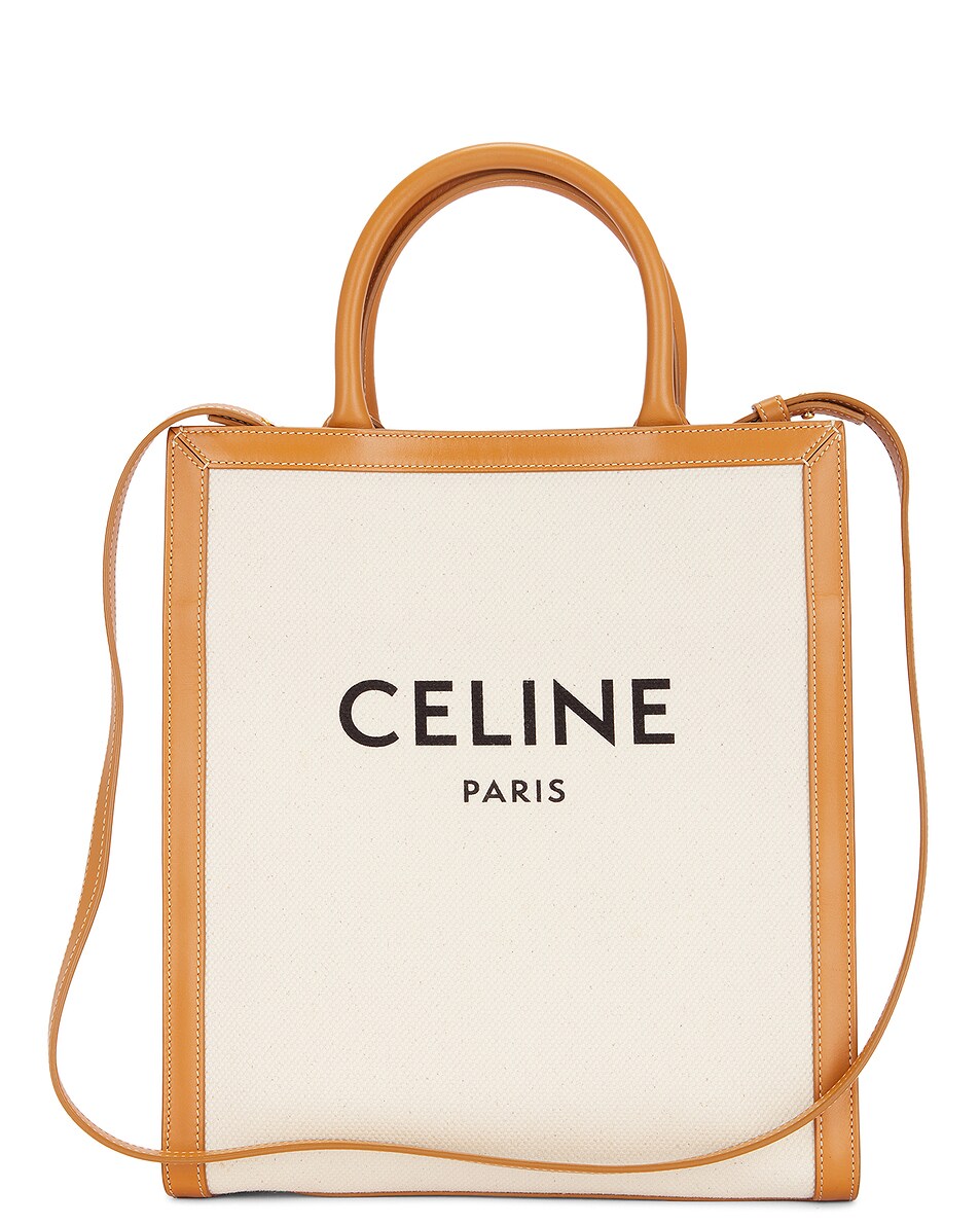 Image 1 of FWRD Renew Celine Vertical Cabas Tote Bag in Ivory