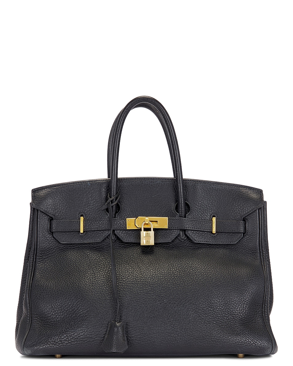 Image 1 of FWRD Renew Hermes Birkin 35 Handbag in Black