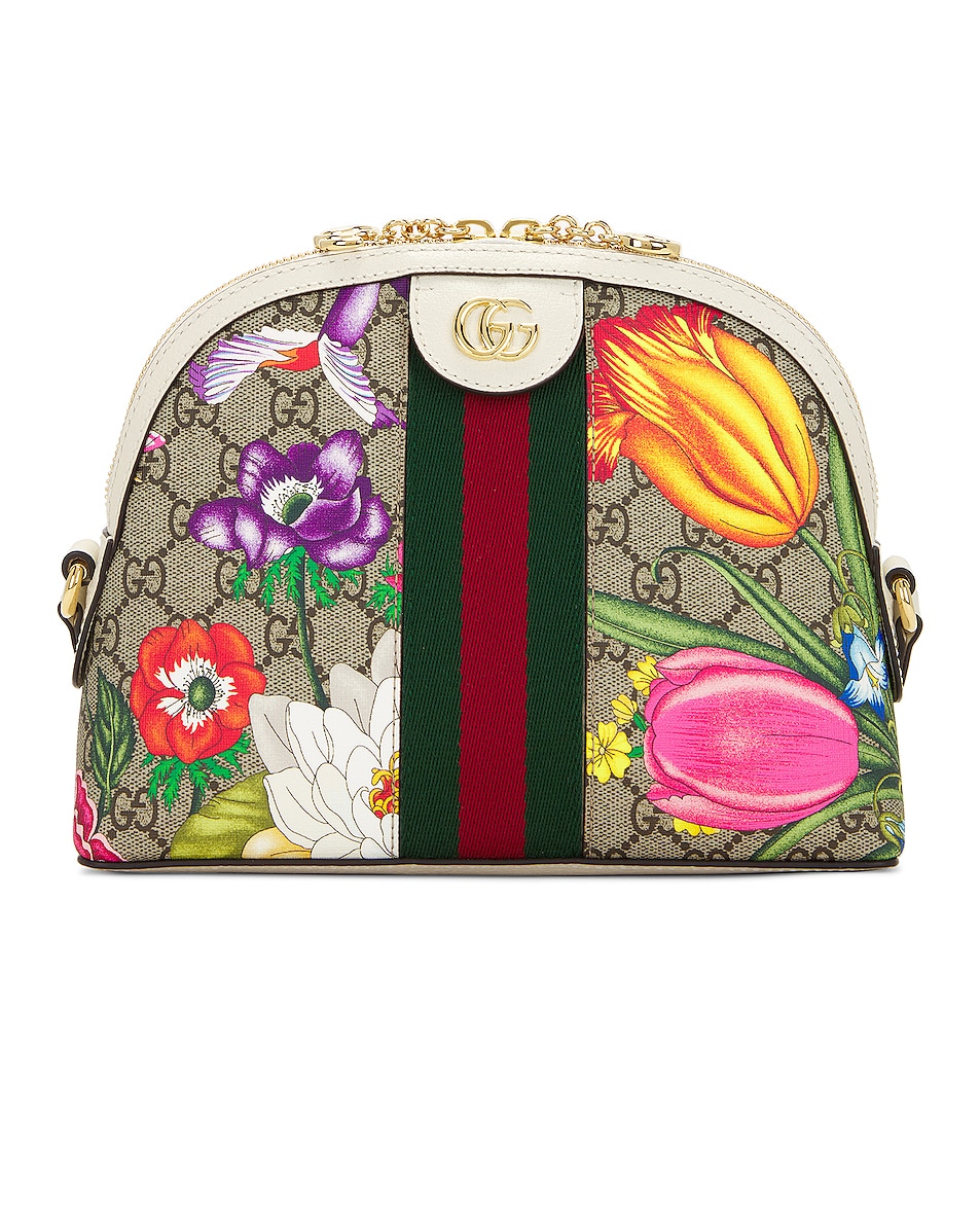 Image 1 of FWRD Renew Gucci Ophidia GG Shoulder Bag in Multi