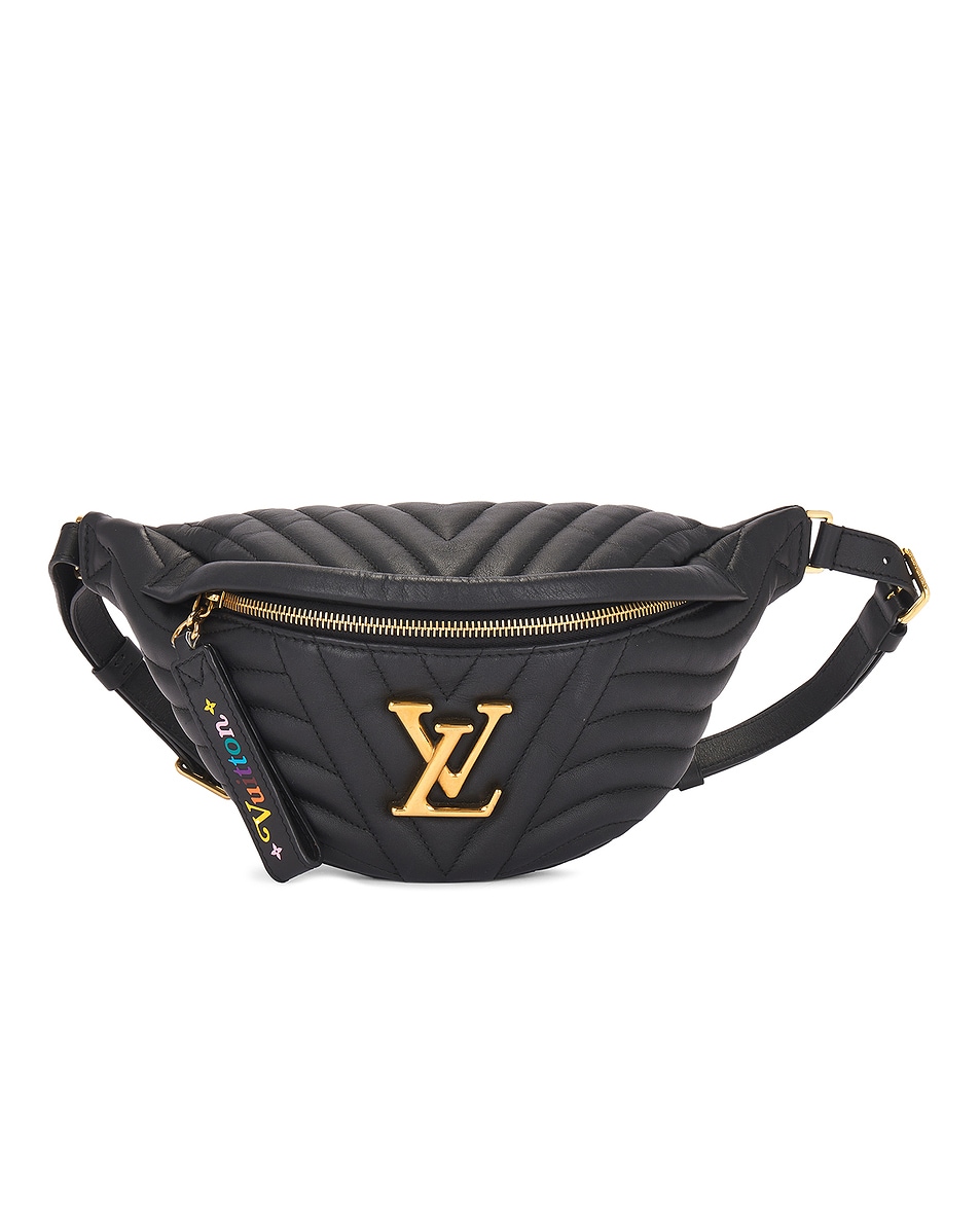 Image 1 of FWRD Renew Louis Vuitton New Wave Waist Bag in Black