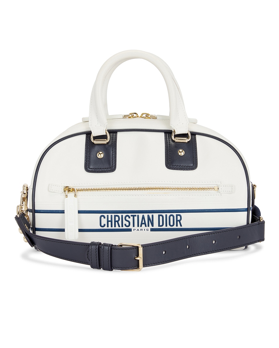 Image 1 of FWRD Renew Dior Vibe Bowling Bag in White