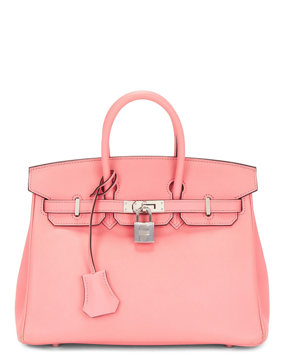 Image 1 of FWRD Renew Hermes Swift Birkin 25 Handbag in Rose