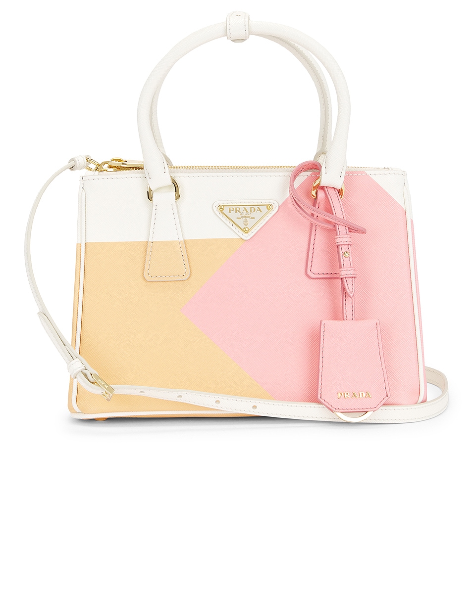 Image 1 of FWRD Renew Prada Saffiano Galleria Handbag in Multi