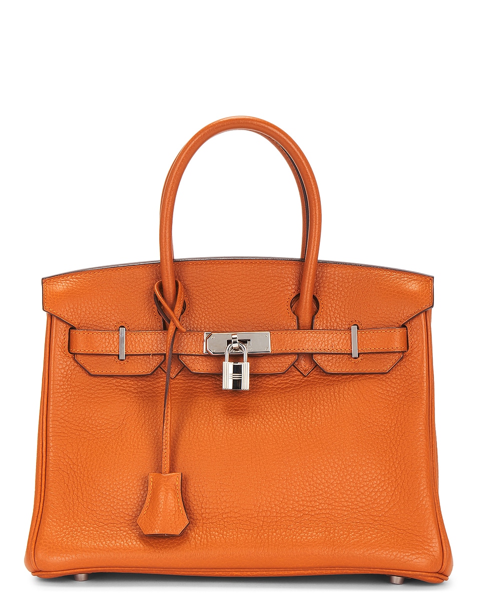 Image 1 of FWRD Renew Hermes Clemence Birkin 30 Handbag in Potiron