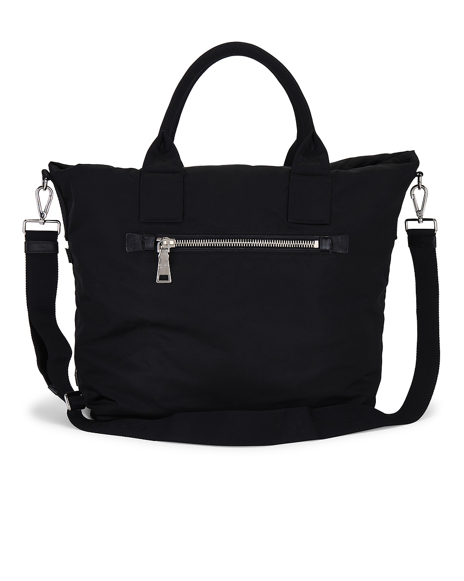 Image 1 of FWRD Renew Prada Tessuto Reversible Tote Bag in Black