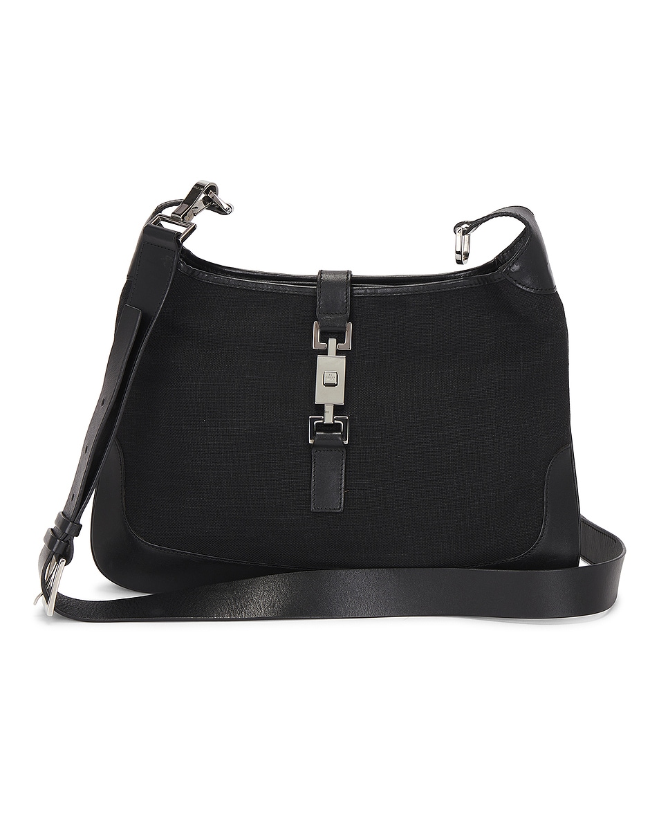 Fwrd Renew Gucci Jackie Shoulder Bag In Black 