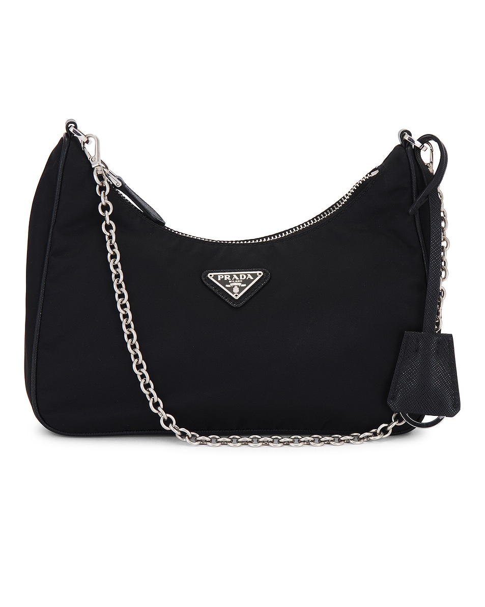 Image 1 of FWRD Renew Prada Re-Edition 2005 Re-Nylon Shoulder Bag in Black