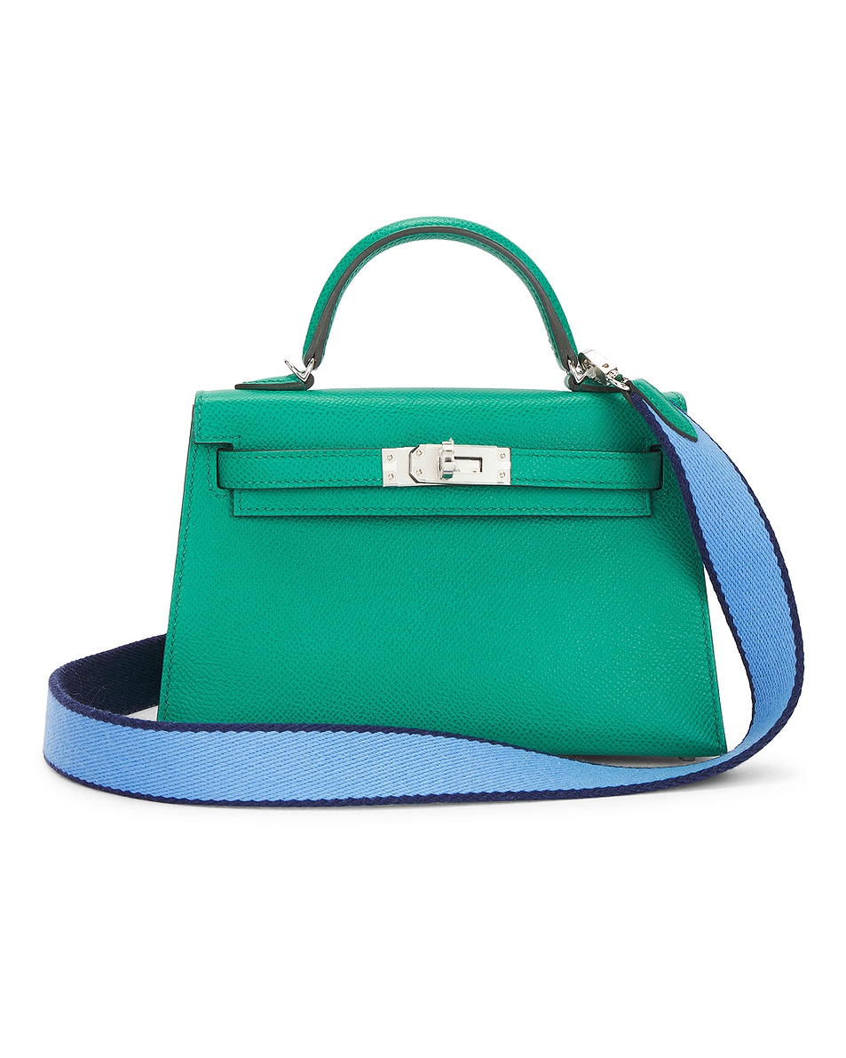 Image 1 of FWRD Renew Hermes Epsom Kelly 20 Handbag in Vert Vertigo