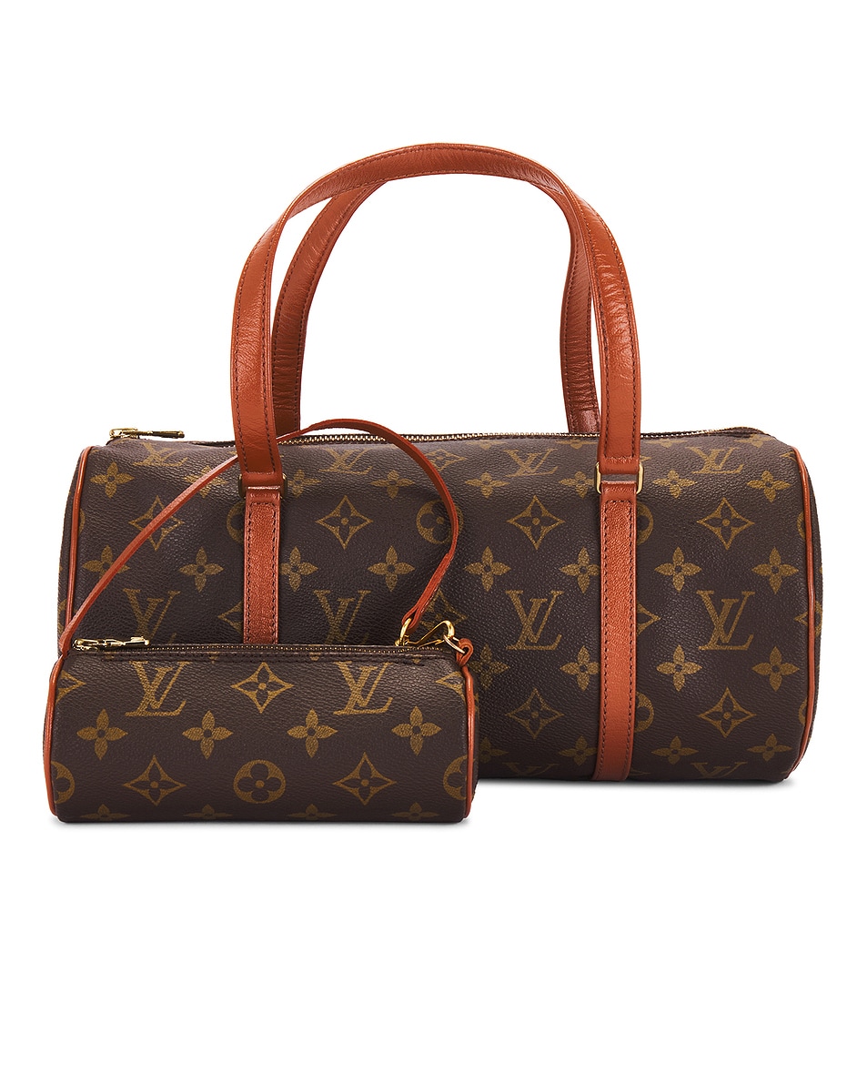 Image 1 of FWRD Renew Louis Vuitton Monogram Papillon 30 Shoulder Bag in Brown