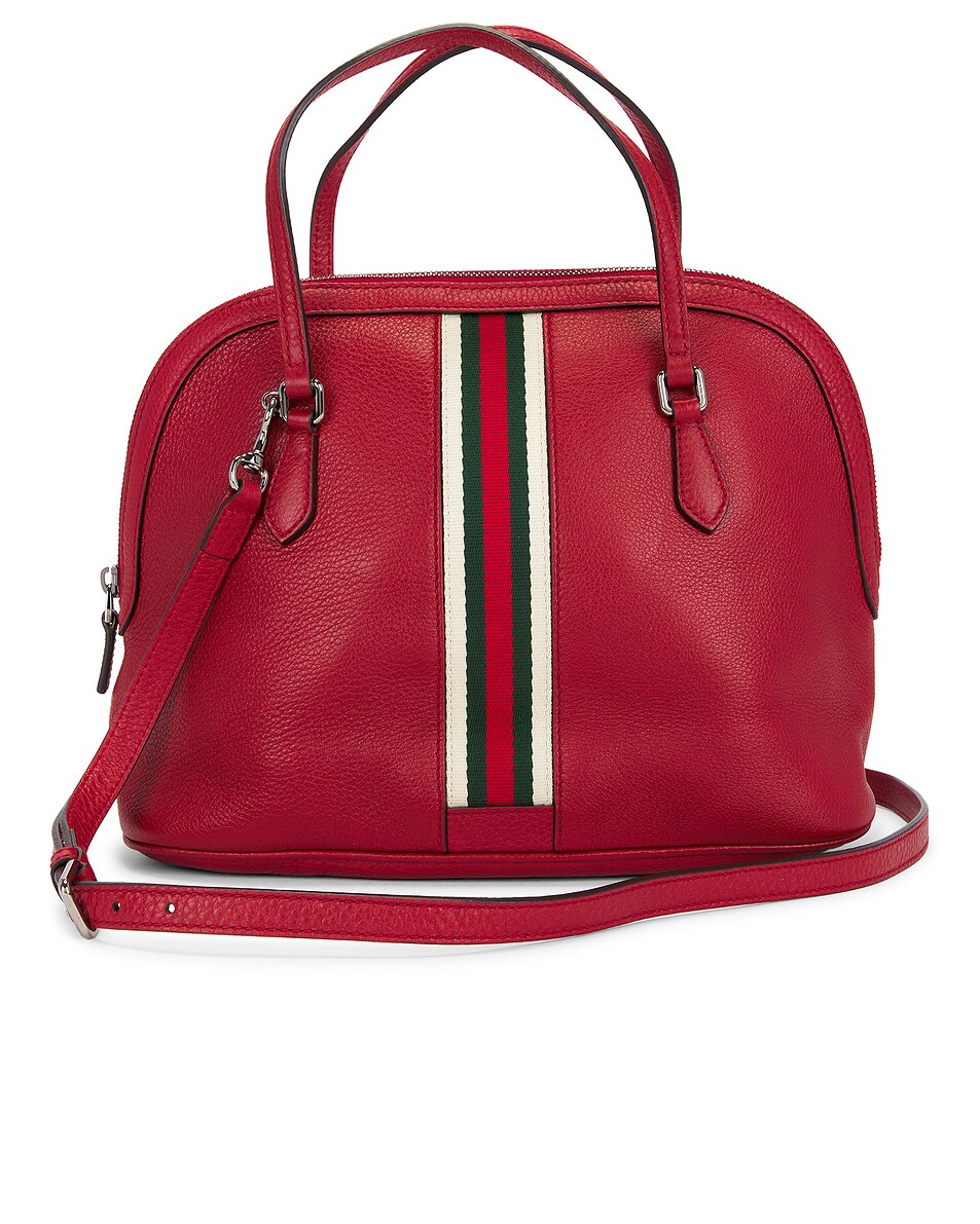 Image 1 of FWRD Renew Gucci Ophidia Dome Handbag in Red