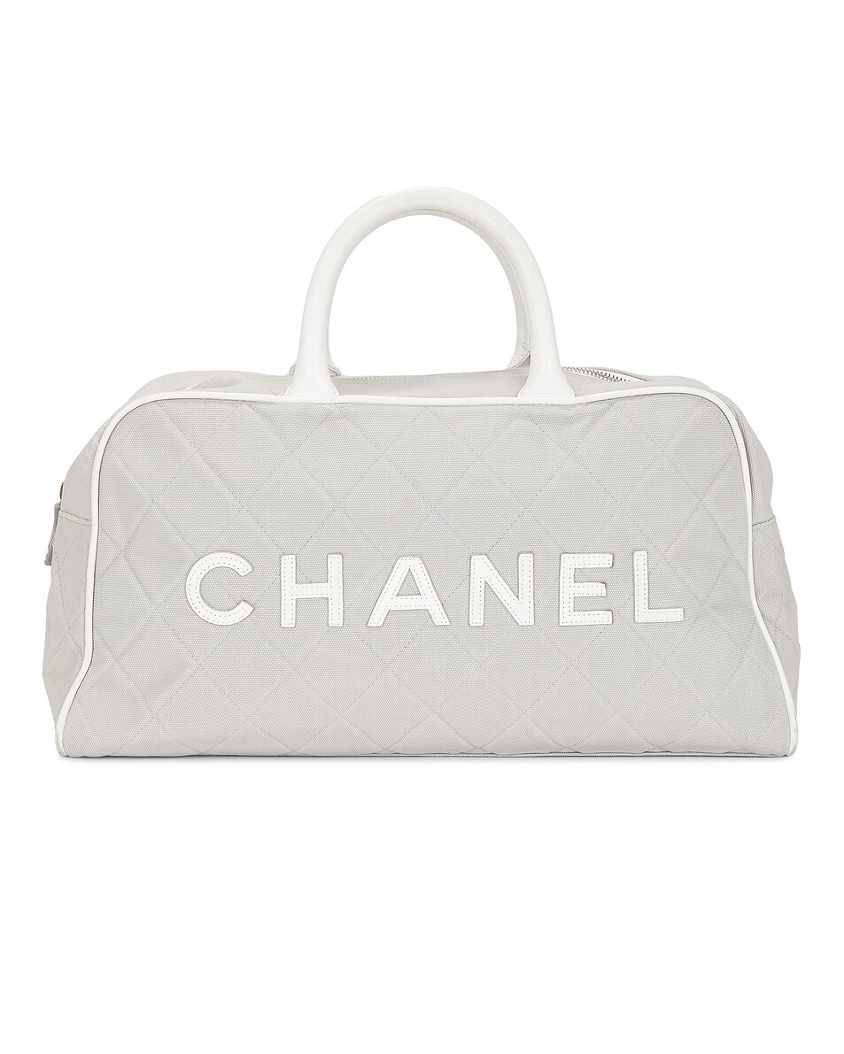 Image 1 of FWRD Renew Chanel Bowling Bag in Grey