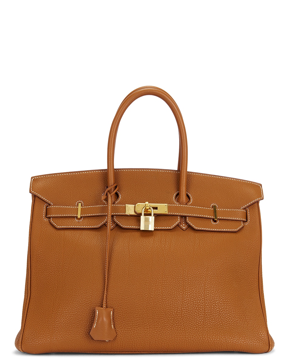 Image 1 of FWRD Renew Hermes Togo Birkin 35 Handbag in Gold