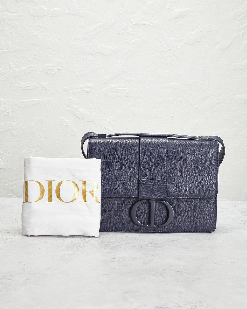 Image 9 of FWRD Renew Dior 30 Montaigne Shoulder Bag in Blue