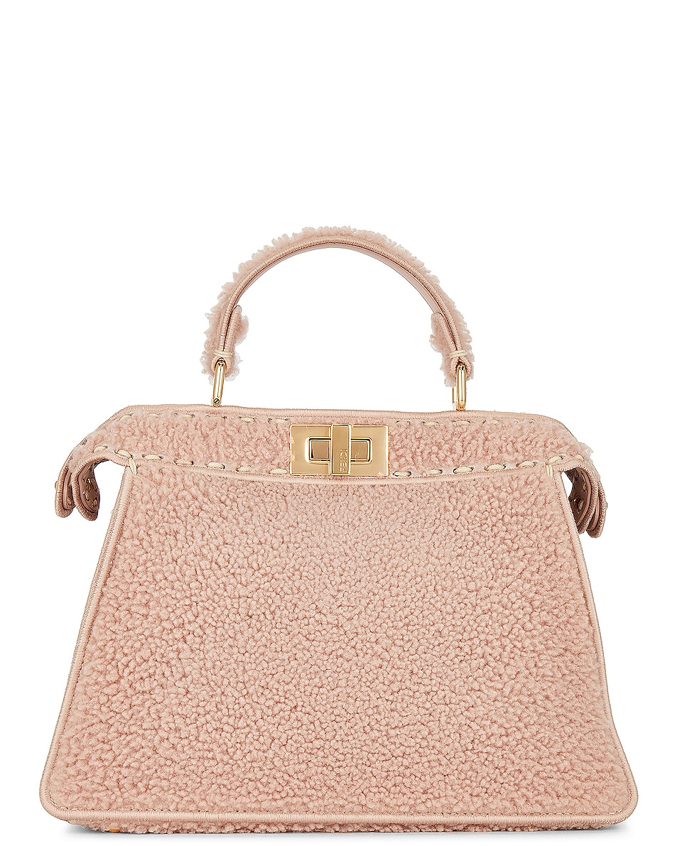 Image 3 of FWRD Renew Fendi Peekaboo ISeeU Handbag in Pink