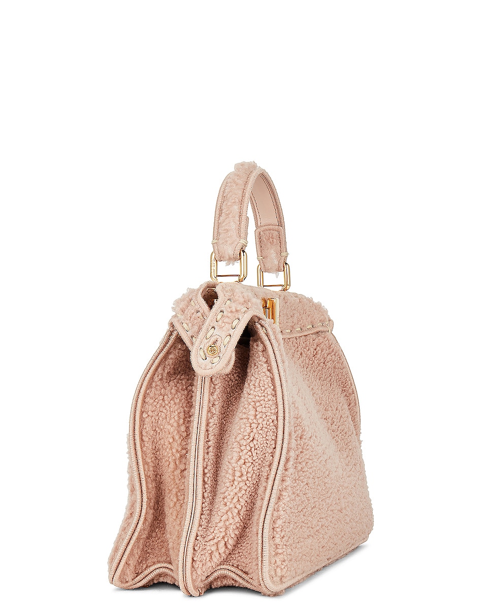 Image 4 of FWRD Renew Fendi Peekaboo ISeeU Handbag in Pink