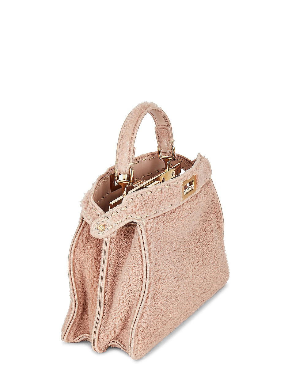 Image 5 of FWRD Renew Fendi Peekaboo ISeeU Handbag in Pink