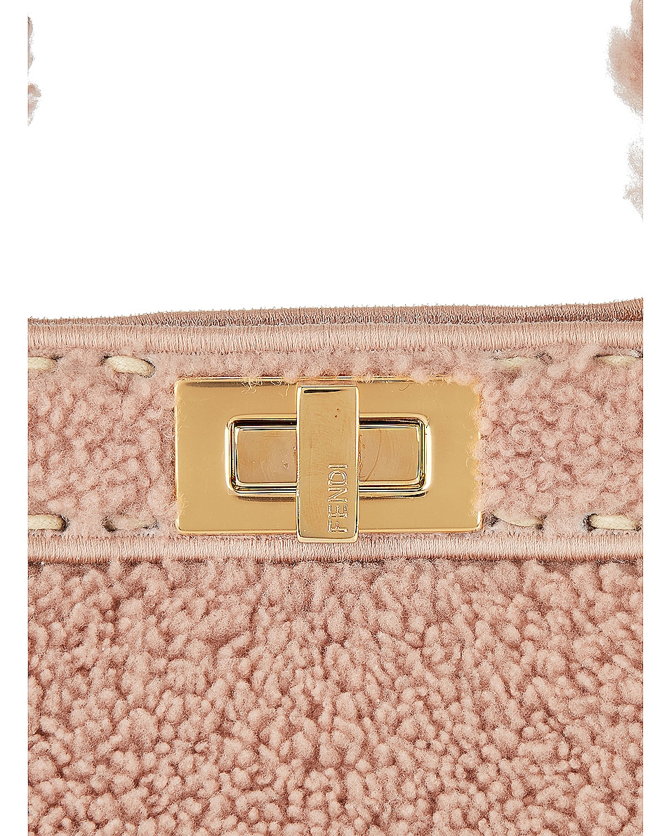 Image 6 of FWRD Renew Fendi Peekaboo ISeeU Handbag in Pink