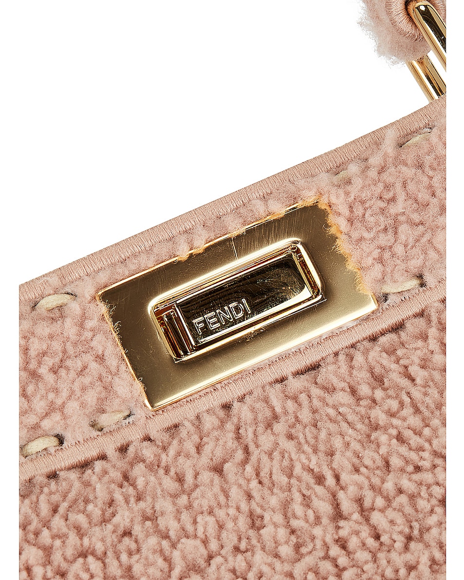 Image 9 of FWRD Renew Fendi Peekaboo ISeeU Handbag in Pink