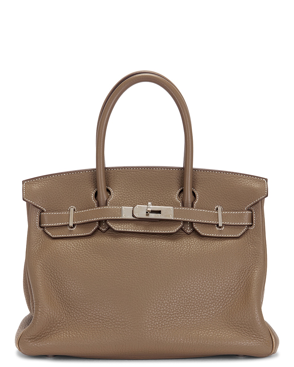 Image 1 of FWRD Renew Hermes Togo Birkin 30 Handbag in Etoupe