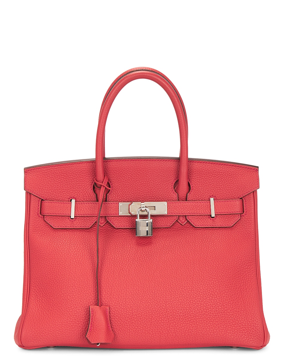 Image 1 of FWRD Renew Hermes Togo Birkin 30 Handbag in Rouge Casaque