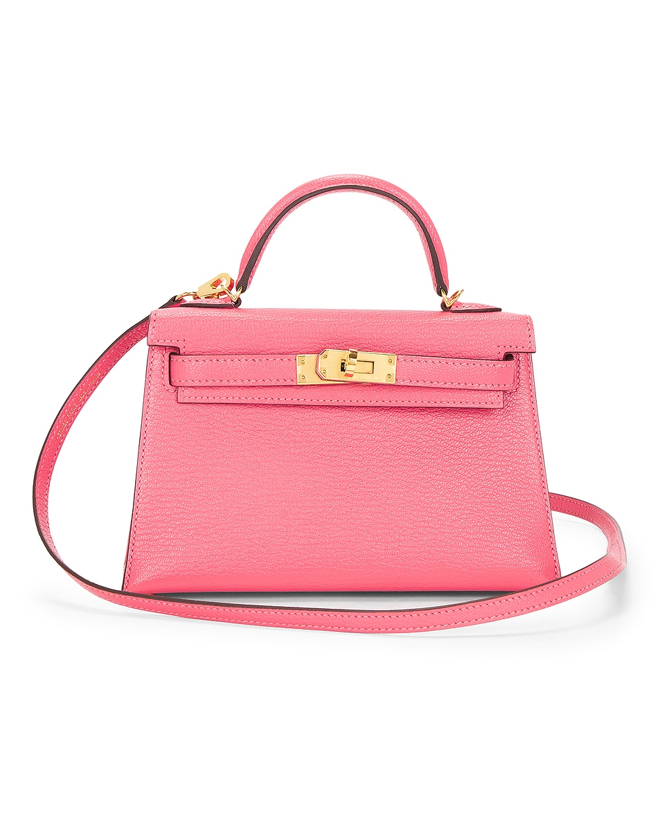 Image 1 of FWRD Renew Hermes Chevre Kelly 20 Handbag in Rose Lipstick