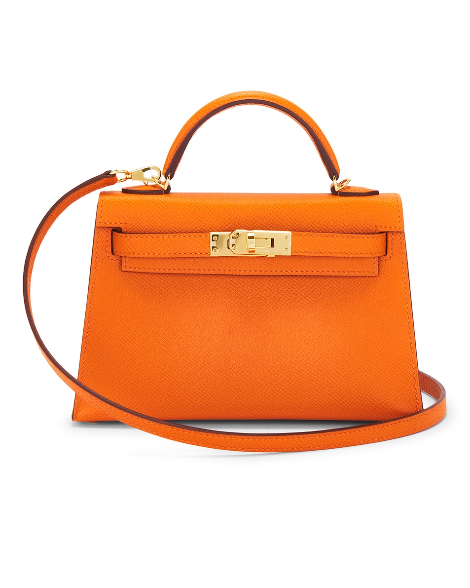 Image 1 of FWRD Renew Hermes Epsom Kelly 20 Handbag in Orange