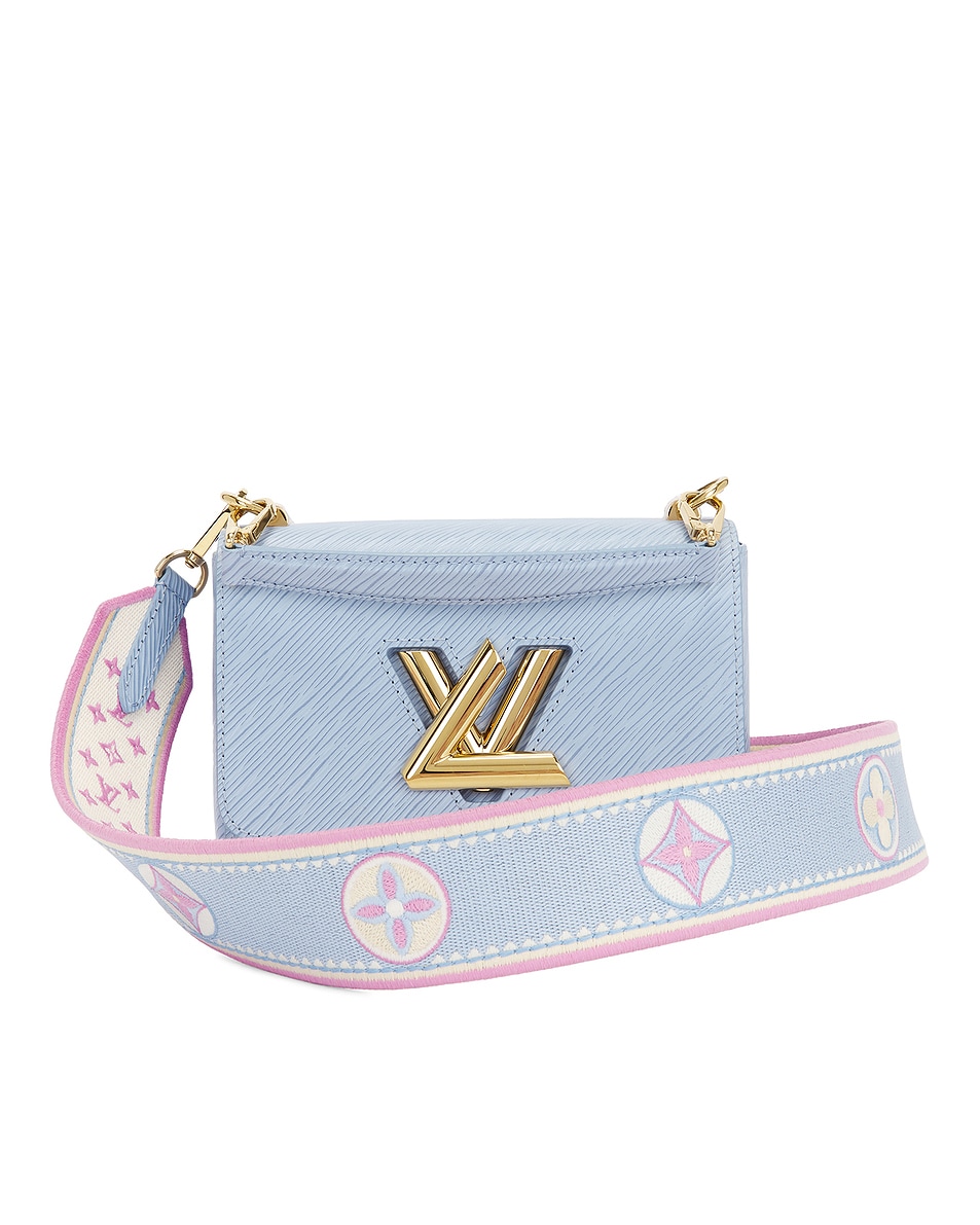 Image 1 of FWRD Renew Louis Vuitton Epi Twist PM Shoulder Bag in Blue