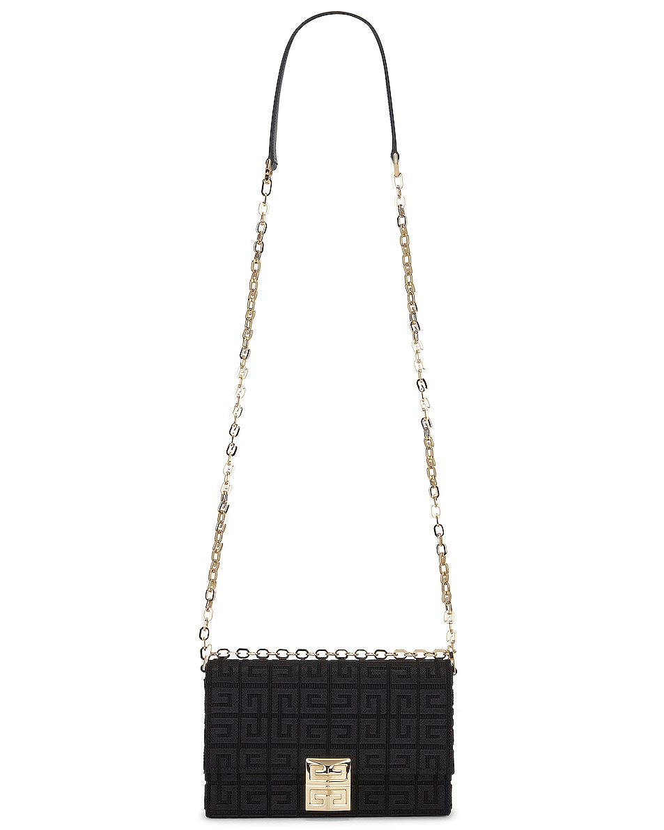 Image 1 of FWRD Renew Givenchy Small 4G Chain Bag in Black