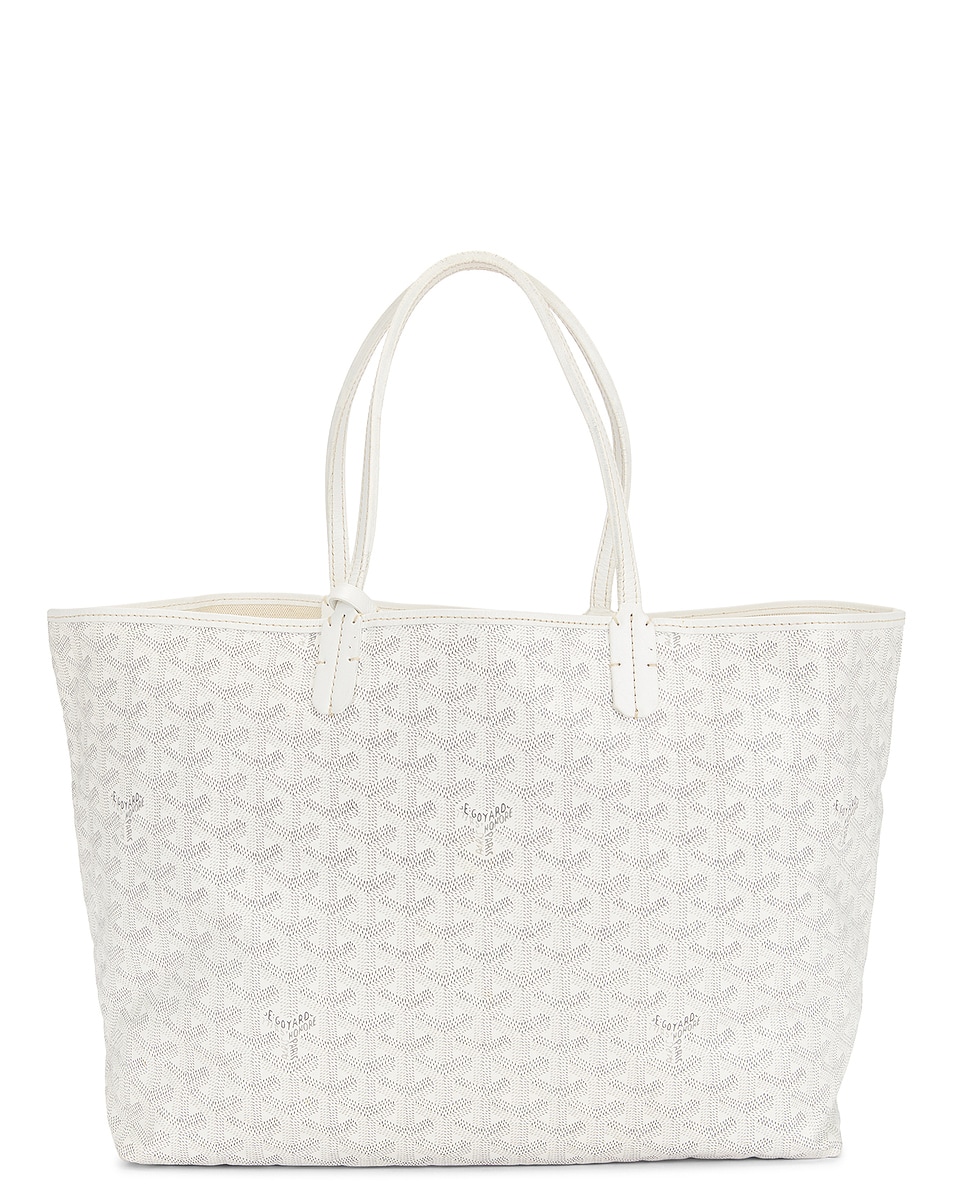 Image 1 of FWRD Renew Goyard Saint Louis PM Tote Bag in White