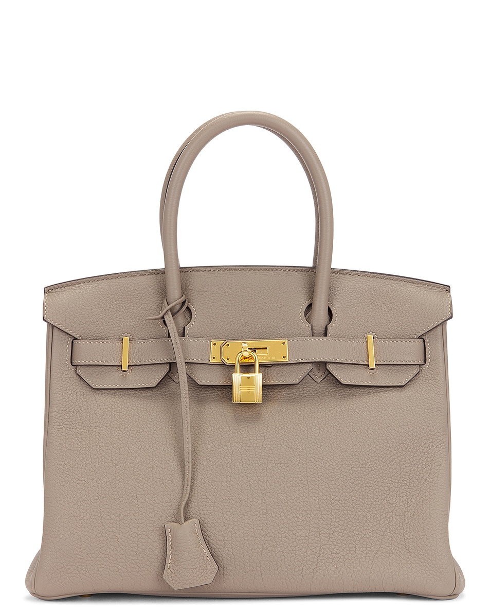 Image 1 of FWRD Renew Hermes Togo Birkin 30 Handbag in Gris Asphalt