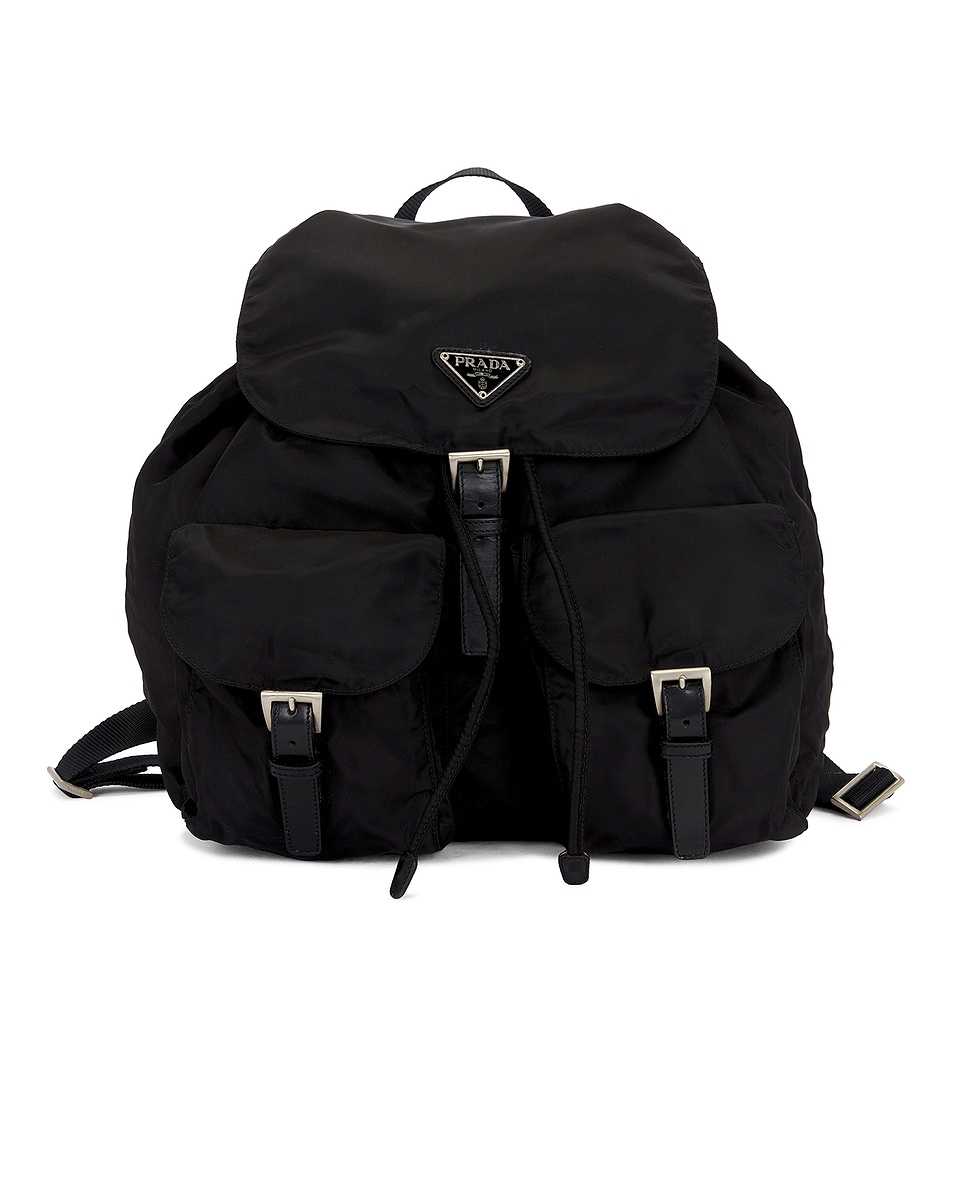 Image 1 of FWRD Renew Prada Nylon Backpack in Black