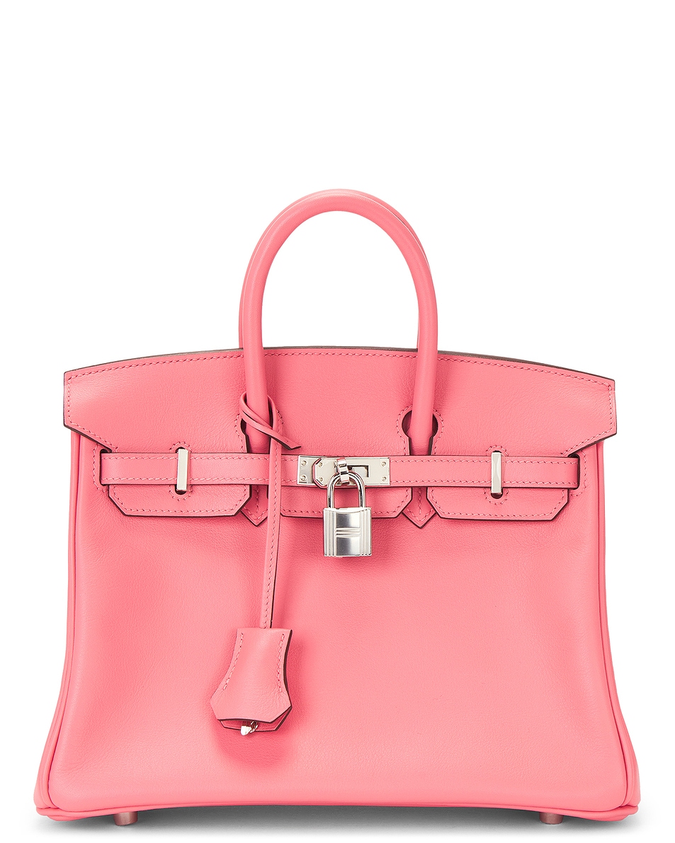 Image 1 of FWRD Renew Hermes Swift Birkin 25 Handbag in Rose Azalee