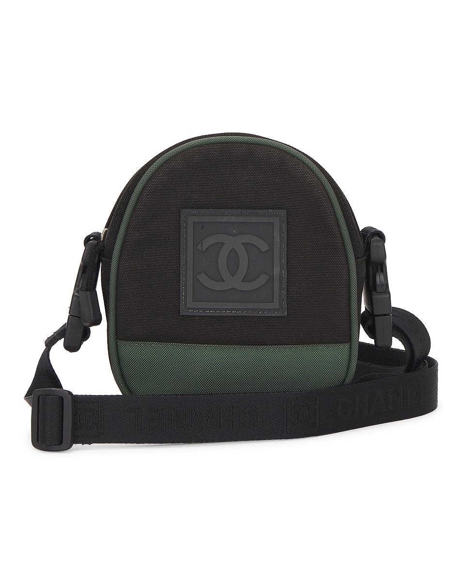 Image 1 of FWRD Renew Chanel Sports Line Mini Crossbody Bag in Black