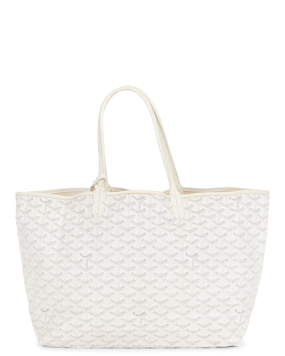 Image 1 of FWRD Renew Goyard Saint Louis PM Tote Bag in White