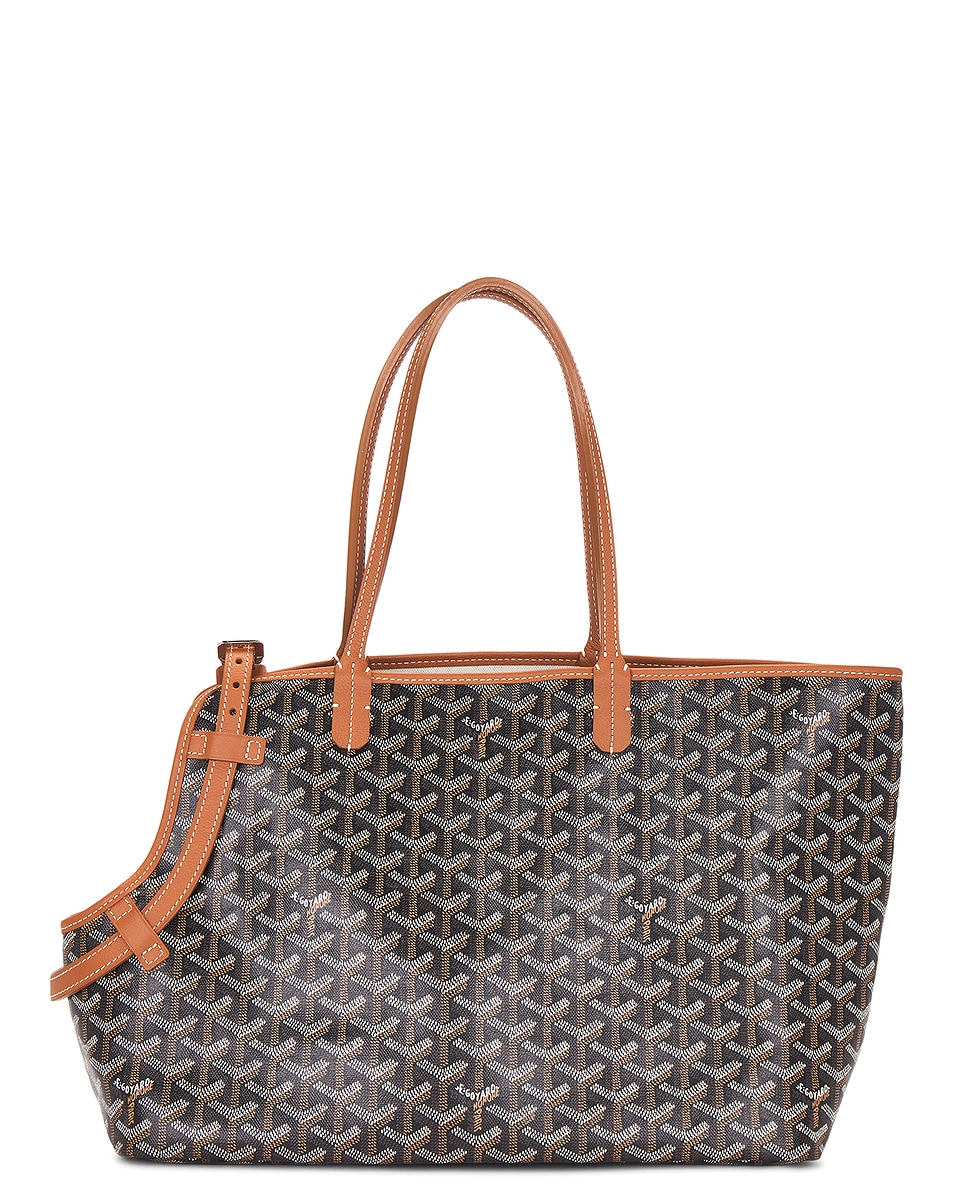 Image 1 of FWRD Renew Goyard Chien Gris Pet Carrier Tote Bag in Black