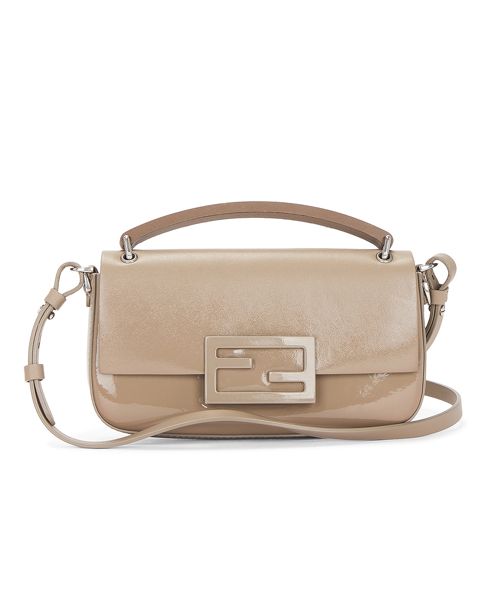 Image 1 of FWRD Renew Fendi Baguette Phone Pouch in Grey