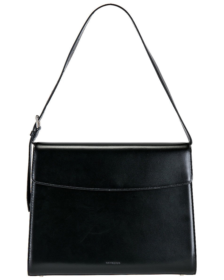 Image 1 of FWRD Renew Balenciaga Medium Belt Bag in Black