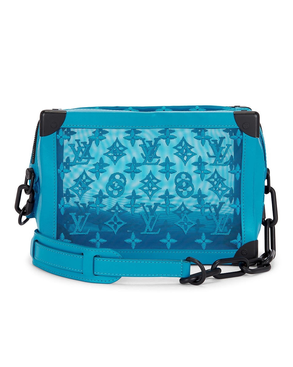 Image 1 of FWRD Renew Louis Vuitton Mesh Soft Trunk Shoulder Bag in Blue
