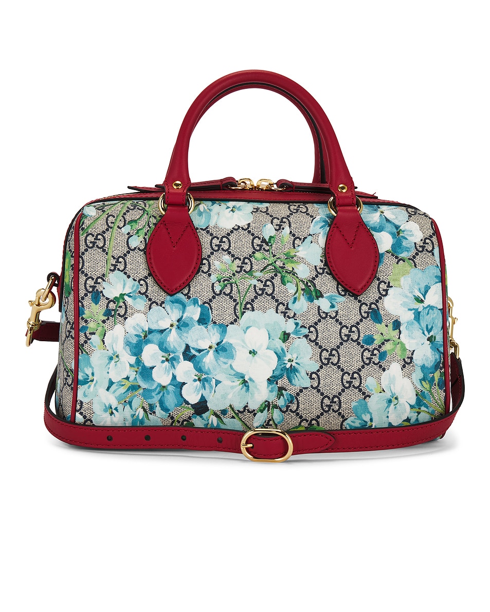 Image 1 of FWRD Renew Gucci GG Blooms Boston Bag in Multi