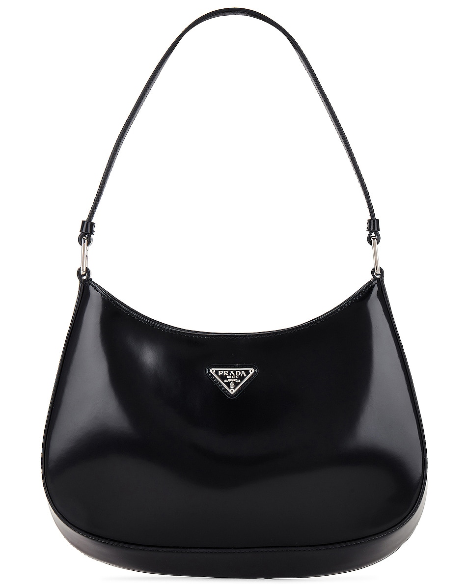 Image 1 of FWRD Renew Prada Cleo Hobo Bag in Black
