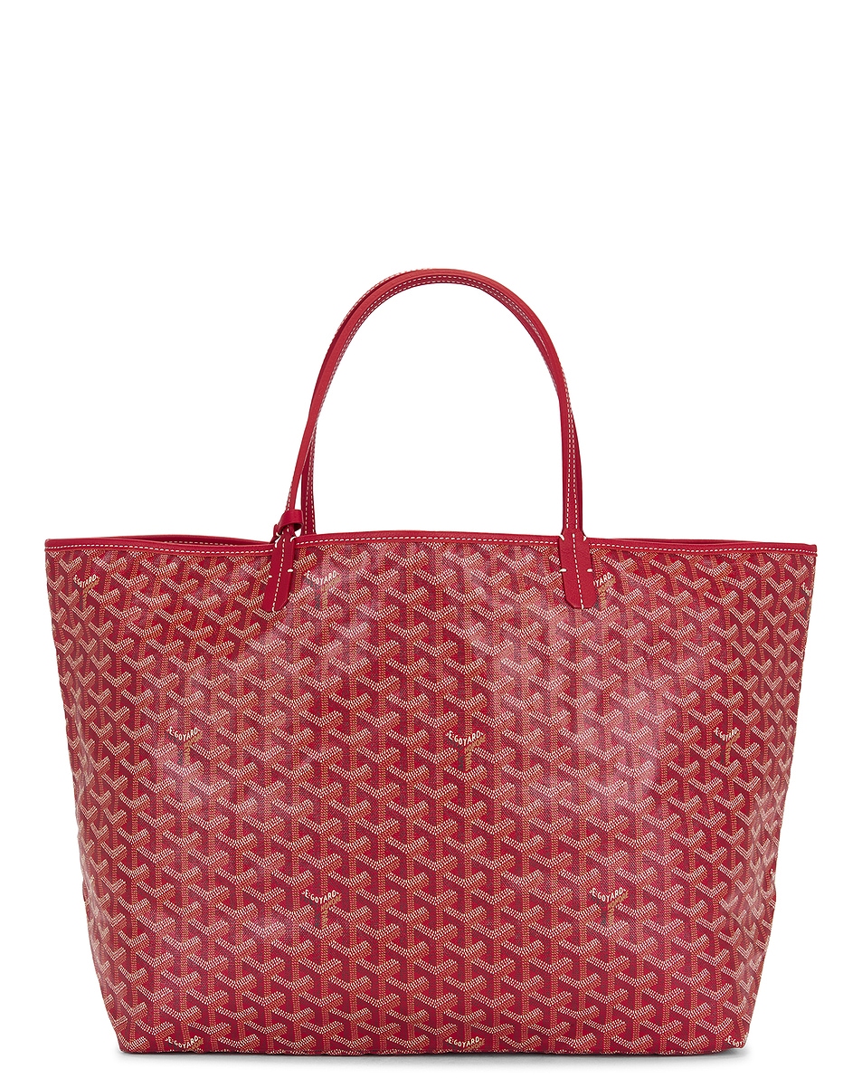 Image 1 of FWRD Renew Goyard Saint Louis GM Tote Bag in Red