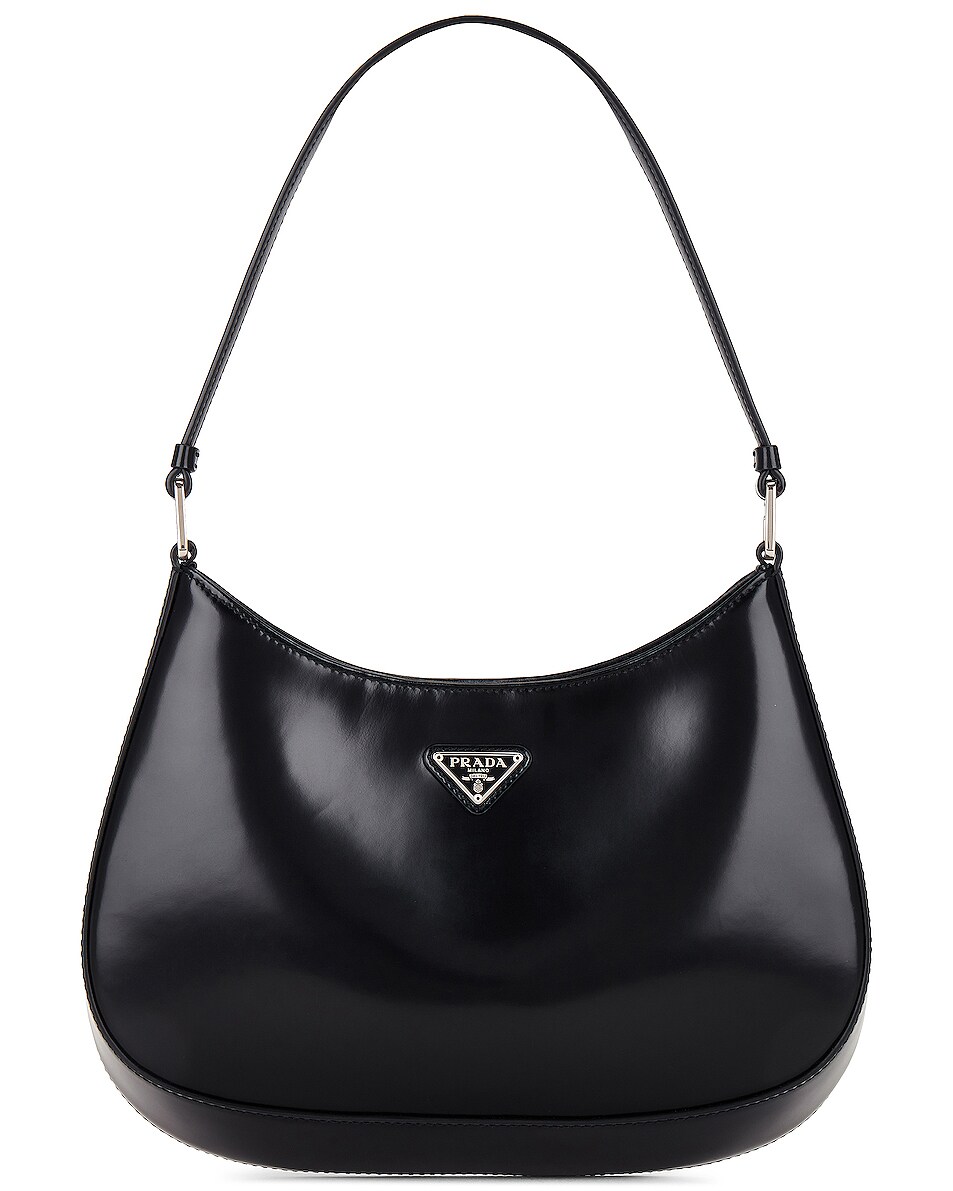 Image 1 of FWRD Renew Prada Cleo Hobo Bag in Black