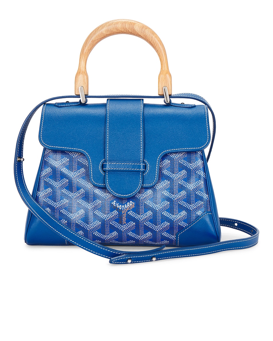 Image 1 of FWRD Renew Goyard Mini Saigon Handbag in Blue