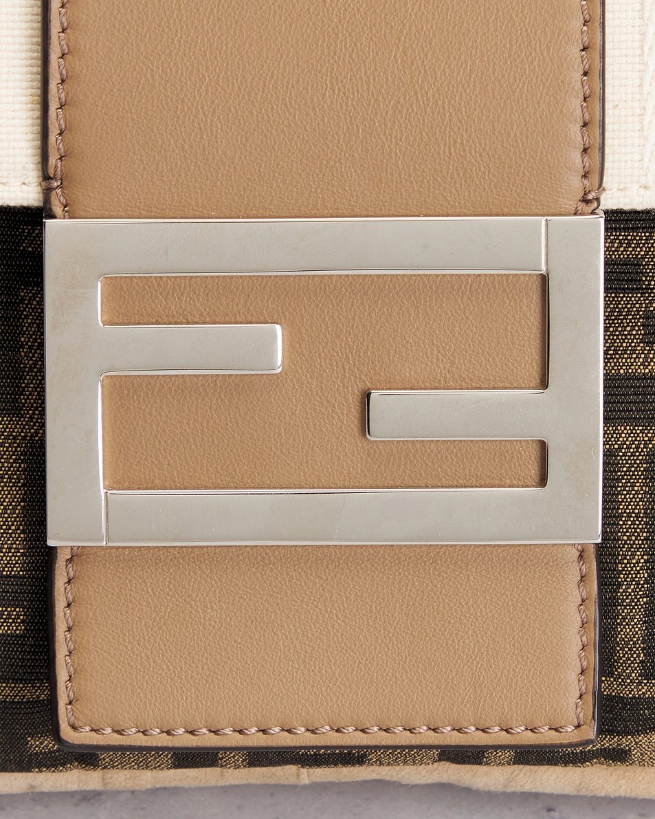 Image 6 of FWRD Renew Fendi Zucca Baguette Shoulder Bag in Multi