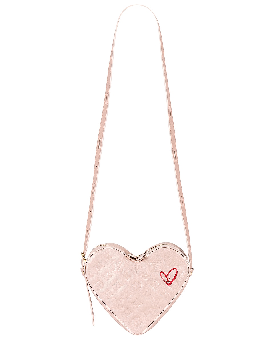 Image 1 of FWRD Renew Louis Vuitton Fall in Love Monogram Sac Coeur Bag in Pink